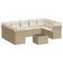 Garden sofa set with beige cushions 10 pieces synthetic rattan by , Garden sets - Ref: Foro24-3218138, Price: 660,20 €, Disco...