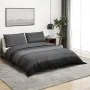 Dunkelgraues Bettbezug-Set aus Baumwolle, 225 x 220 cm von , Bettbezüge - Ref: Foro24-136490, Preis: 29,68 €, Rabatt: %