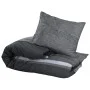 Dunkelgraues Bettbezug-Set aus Baumwolle, 225 x 220 cm von , Bettbezüge - Ref: Foro24-136490, Preis: 29,68 €, Rabatt: %