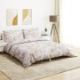 Bettwäscheset aus weißer und brauner Baumwolle, 240 x 220 cm von , Bettbezüge - Ref: Foro24-136404, Preis: 28,85 €, Rabatt: %