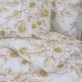 Juego de funda nórdica algodón blanco y marrón 240x220 cm de , Fundas de nórdico - Ref: Foro24-136404, Precio: 28,34 €, Descu...