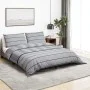 Juego de funda nórdica algodón gris 260x240 cm de , Fundas de nórdico - Ref: Foro24-136438, Precio: 33,66 €, Descuento: %