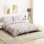Juego de funda nórdica algodón blanco y marrón 200x200 cm de , Fundas de nórdico - Ref: Foro24-136406, Precio: 24,71 €