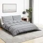 Juego de funda nórdica algodón gris 200x200 cm de , Fundas de nórdico - Ref: Foro24-136444, Precio: 26,37 €, Descuento: %