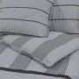 Juego de funda nórdica algodón gris 200x200 cm de , Fundas de nórdico - Ref: Foro24-136444, Precio: 26,37 €, Descuento: %