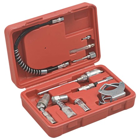 Kit de accesorios de lubricación 11 piezas de vidaXL, Herramientas de mano - Ref: Foro24-210569, Precio: 36,42 €