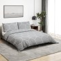 Gray cotton duvet cover set 200x200 cm by , Duvet covers - Ref: Foro24-136459, Price: 27,01 €, Discount: %