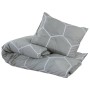 Gray cotton duvet cover set 200x200 cm by , Duvet covers - Ref: Foro24-136459, Price: 27,01 €, Discount: %