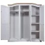 White Corona style Mexican pine wood cabinet with 3 doors by vidaXL, Wardrobes - Ref: Foro24-282622, Price: 445,57 €, Discoun...
