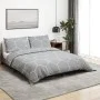 Juego de funda nórdica algodón gris 140x200 cm de , Fundas de nórdico - Ref: Foro24-136450, Precio: 22,61 €, Descuento: %
