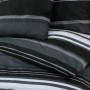 Schwarz-weißes Bettbezug-Set aus Baumwolle, 140 x 200 cm von , Bettbezüge - Ref: Foro24-136503, Preis: 26,23 €, Rabatt: %
