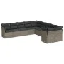 10-piece garden sofa set with gray synthetic rattan cushions by , Garden sets - Ref: Foro24-3218240, Price: 581,76 €, Discoun...