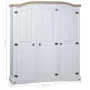 White Corona style Mexican pine wood cabinet with 3 doors by vidaXL, Wardrobes - Ref: Foro24-282622, Price: 445,57 €, Discoun...