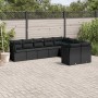 Set de sofás de jardín 8 piezas y cojines ratán sintético negro de , Conjuntos de jardín - Ref: Foro24-3218165, Precio: 564,0...