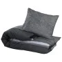 Dunkelgraues Bettbezug-Set aus Baumwolle, 200 x 200 cm von , Bettbezüge - Ref: Foro24-136478, Preis: 27,54 €, Rabatt: %