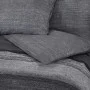 Dunkelgraues Bettbezug-Set aus Baumwolle, 200 x 200 cm von , Bettbezüge - Ref: Foro24-136478, Preis: 27,54 €, Rabatt: %
