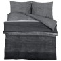 Dunkelgraues Bettbezug-Set aus Baumwolle, 200 x 200 cm von , Bettbezüge - Ref: Foro24-136486, Preis: 27,53 €, Rabatt: %
