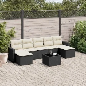 8-piece garden sofa set and black synthetic rattan cushions by , Garden sets - Ref: Foro24-3219336, Price: 428,95 €, Discount: %