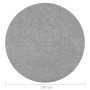 Césped artificial con tacos redondo Ø130 cm gris