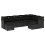 8-piece garden sofa set and black synthetic rattan cushions by , Garden sets - Ref: Foro24-3250404, Price: 574,87 €, Discount: %