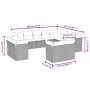 Set Gartensofas 12 Stück Kissen synthetisches Rattan schwarz von , Gartensets - Ref: Foro24-3250364, Preis: 843,65 €, Rabatt: %
