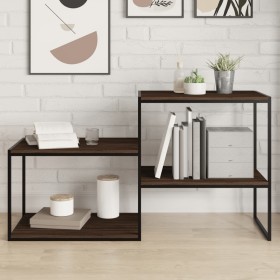 Estantes pared 4 uds madera ingeniería marrón roble 60x40x1,5cm de , Estanterías - Ref: Foro24-838247, Precio: 38,72 €, Descu...