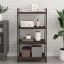 Wall shelves 4 units engineered wood brown oak 60x40x1.5cm by , Shelves - Ref: Foro24-838247, Price: 38,10 €, Discount: %