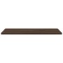 Estantes pared 4 uds madera ingeniería marrón roble 60x40x1,5cm