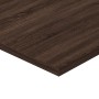 Estantes pared 4 uds madera ingeniería marrón roble 60x40x1,5cm