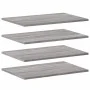 Estantes pared 4 uds madera ingeniería gris Sonoma 60x40x1,5 cm by , Shelves - Ref: Foro24-838245, Price: 38,10 €, Discount: %