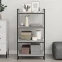 Estantes pared 4 uds madera ingeniería gris Sonoma 60x40x1,5 cm by , Shelves - Ref: Foro24-838245, Price: 38,10 €, Discount: %