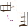 Estantes pared 4 uds madera ingeniería marrón roble 60x50x1,5cm de , Estanterías - Ref: Foro24-838253, Precio: 42,45 €, Descu...