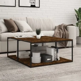 Wandregale 4 Stück technische Eiche Rauch 80x50x1,5 cm von , Regale - Ref: Foro24-838279, Preis: 49,01 €, Rabatt: %