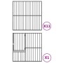 Laufgitter für Hunde mit 12 Paneelen aus schwarz verzinktem Stahl von , Hundehütten - Ref: Foro24-3209558, Preis: 294,20 €, R...