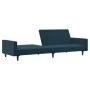 2-Sitzer-Schlafsofa aus blauem Samt von , Sofas - Ref: Foro24-375736, Preis: 260,30 €, Rabatt: %