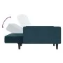 2-Sitzer-Schlafsofa aus blauem Samt von , Sofas - Ref: Foro24-375736, Preis: 260,30 €, Rabatt: %