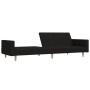 Sofá cama de 2 plazas tela negro de , Sofás - Ref: Foro24-375729, Precio: 270,28 €, Descuento: %