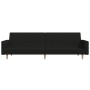 Sofá cama de 2 plazas tela negro de , Sofás - Ref: Foro24-375729, Precio: 270,28 €, Descuento: %