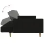 2-Sitzer-Schlafsofa aus schwarzem Stoff von , Sofas - Ref: Foro24-375729, Preis: 264,32 €, Rabatt: %