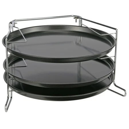 HI 4-Piece Black Pizza Baking Set by HI, Pizza molds - Ref: Foro24-435268, Price: 24,26 €, Discount: %