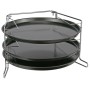 HI Juego para hornear pizza de 4 piezas negro de HI, Moldes para pizza - Ref: Foro24-435268, Precio: 24,26 €, Descuento: %