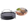 HI Juego para hornear pizza de 4 piezas negro de HI, Moldes para pizza - Ref: Foro24-435268, Precio: 24,26 €, Descuento: %