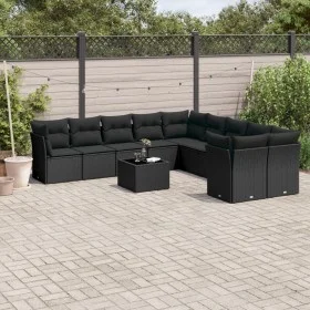 11-piece garden sofa set and black synthetic rattan cushions by , Garden sets - Ref: Foro24-3218245, Price: 707,78 €, Discoun...