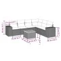 7-piece garden sofa set and beige synthetic rattan cushions by , Garden sets - Ref: Foro24-3225463, Price: 482,00 €, Discount: %