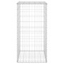 Muro de gaviones con cubiertas acero galvanizado 60x50x100 cm