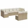 9-piece garden sofa set with beige synthetic rattan cushions by , Garden sets - Ref: Foro24-3218148, Price: 610,22 €, Discoun...