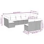 9-piece garden sofa set with beige synthetic rattan cushions by , Garden sets - Ref: Foro24-3218148, Price: 610,22 €, Discoun...