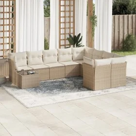 Garden sofa set with beige cushions 10 pieces synthetic rattan by , Garden sets - Ref: Foro24-3218188, Price: 660,20 €, Disco...