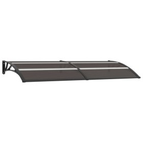 Black PC door canopy 240x75 cm by vidaXL, Awnings - Ref: Foro24-144826, Price: 72,47 €, Discount: %