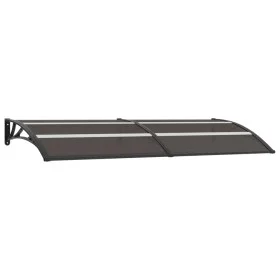 Schwarzes PC-Türvordach 240x75 cm von vidaXL, Markisen - Ref: Foro24-144826, Preis: 76,79 €, Rabatt: %